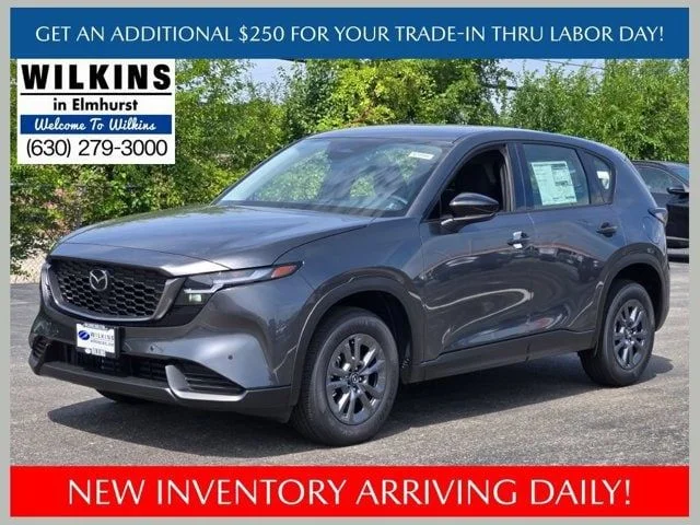 New 2026 Machine Gray Metallic Mazda 2.5 S AWD image 1