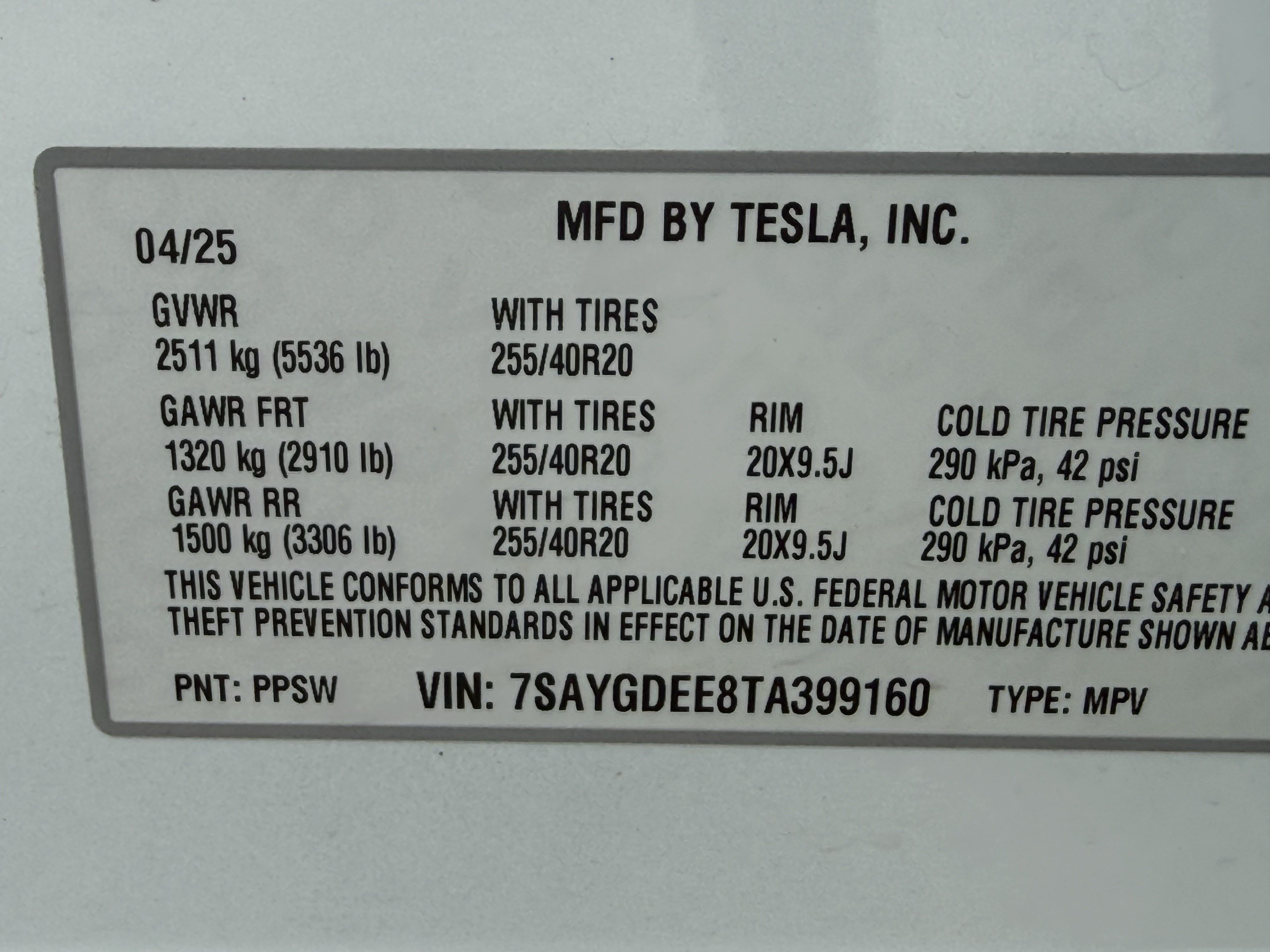 Used 2026 White Tesla Long Range Launch Series image 31