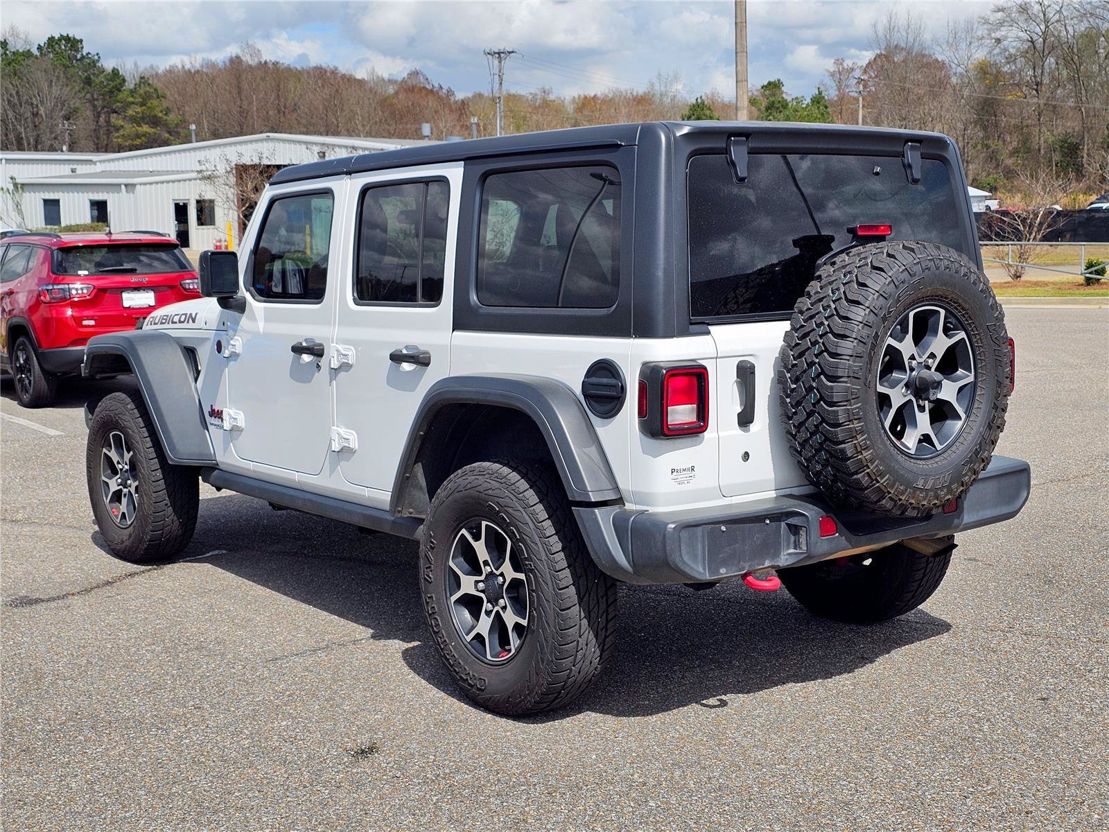 Used 2020 Bright White Clearcoat Jeep Rubicon image 13