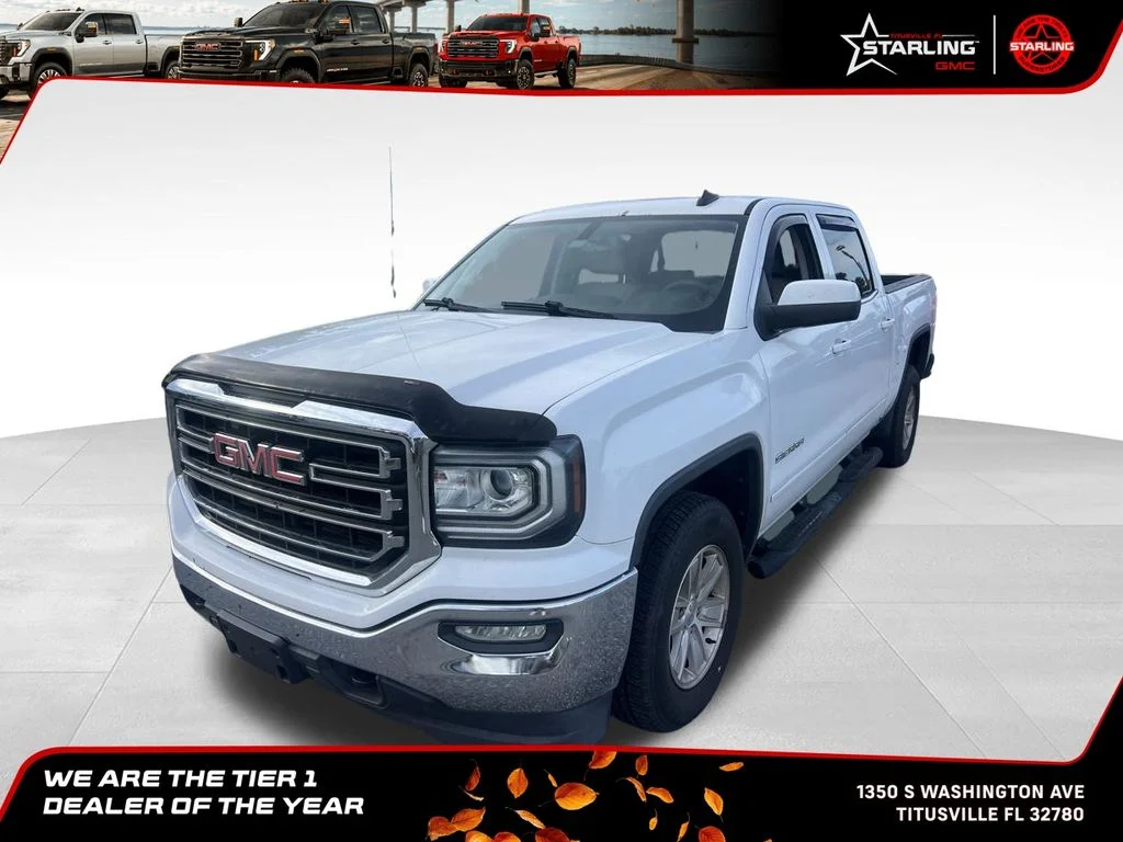 Used 2018 White GMC SLE image 1