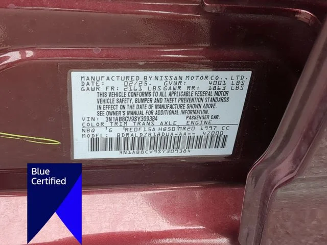 Used 2025 Red Nissan SV image 36