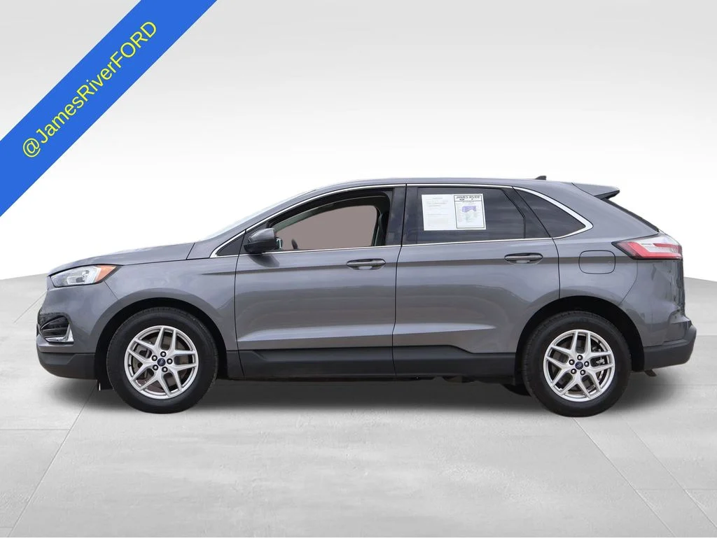 Used 2021 Gray Metallic Ford SEL image 2
