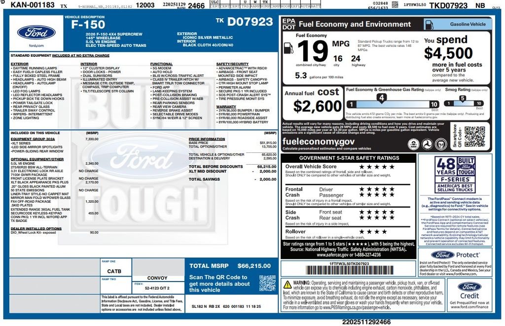 Certified Used 2026 Silver Ford XLT image 4