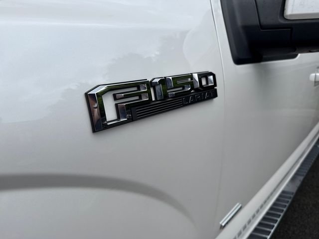 Used 2016 White Platinum Clearcoat Metallic Ford Lariat image 10