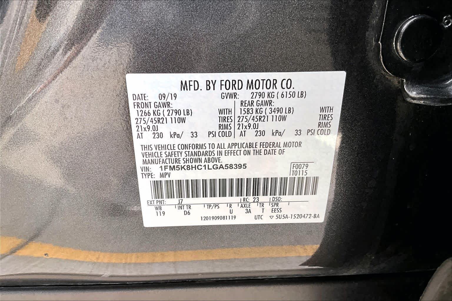Used 2020 Magnetic Ford Platinum image 35