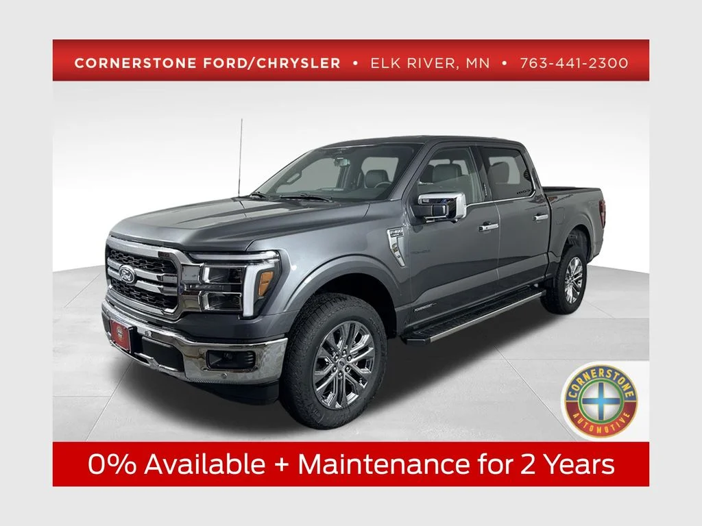 New 2026 Carbonized Gray Metallic Ford Lariat® image 1