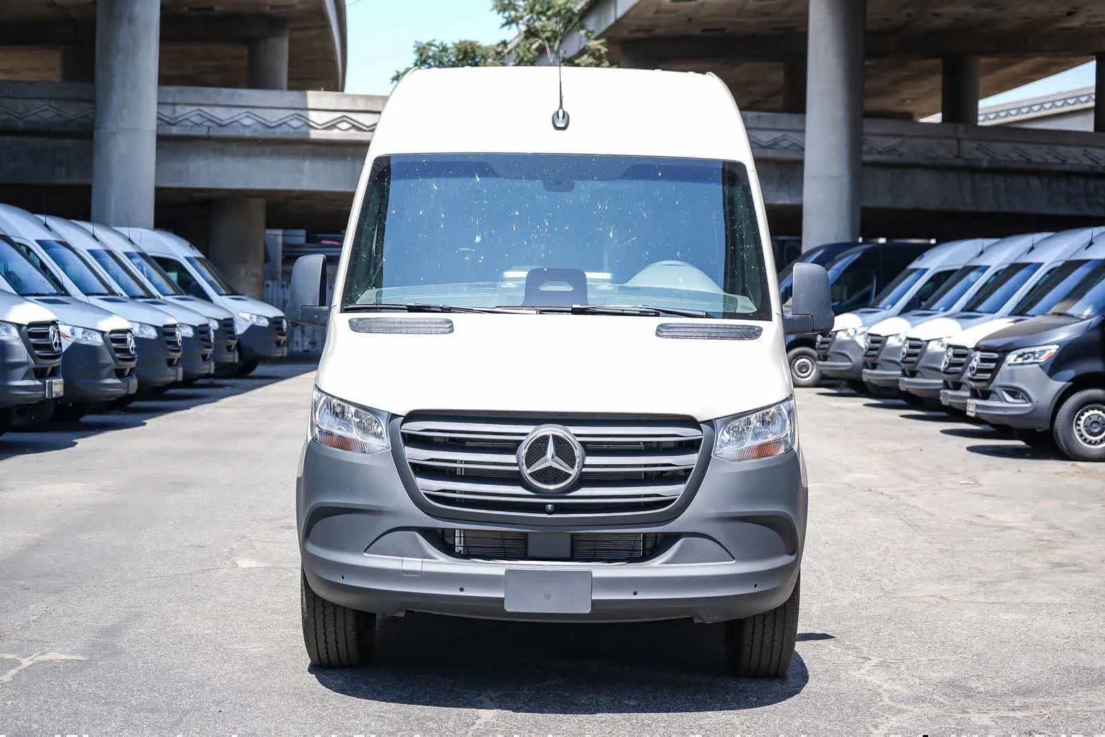 New 2026 Stone Gray Mercedes-Benz Crew 144WB High Roof RWD 2.0L I4 Diesel Turbo HO image 2