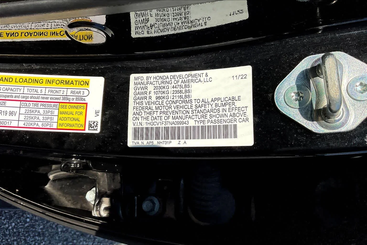 Used 2022 Crystal Black Pearl Honda Sport image 34
