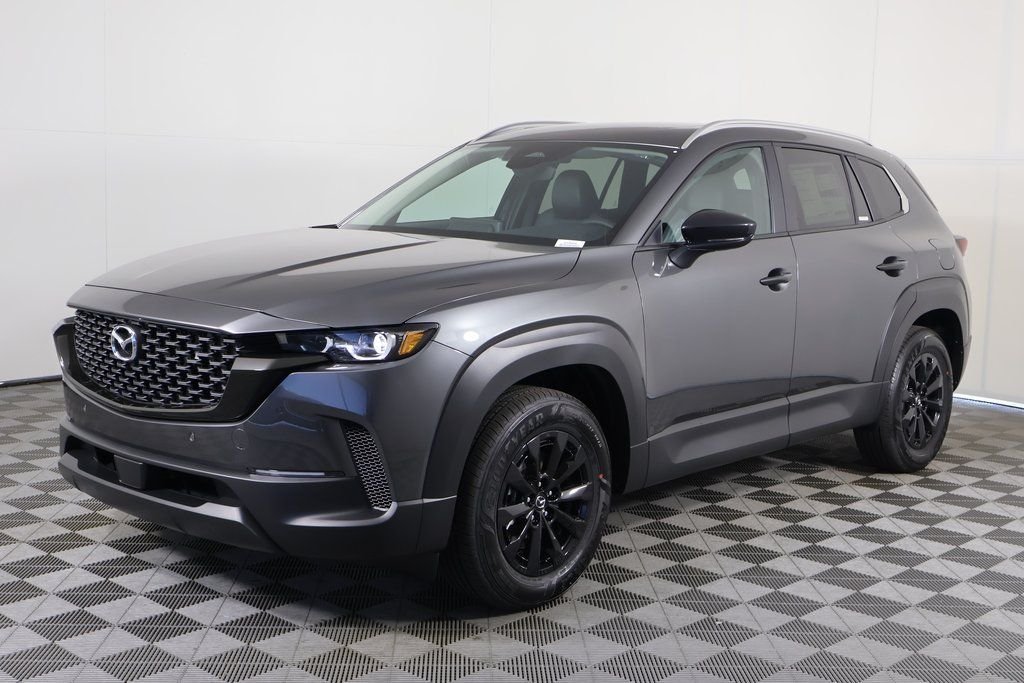 New 2026 Machine Gray Metallic Mazda Preferred AWD image 1