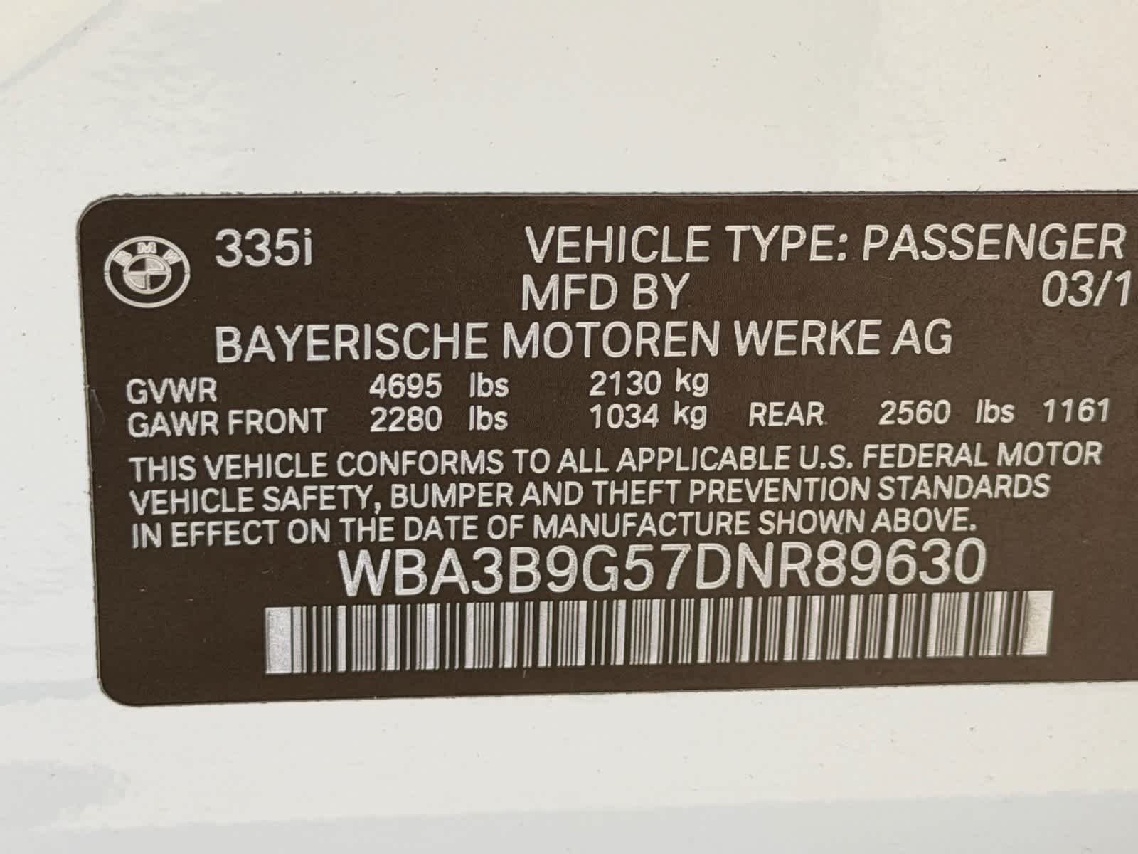 Used 2013 White BMW 335i xDrive image 35