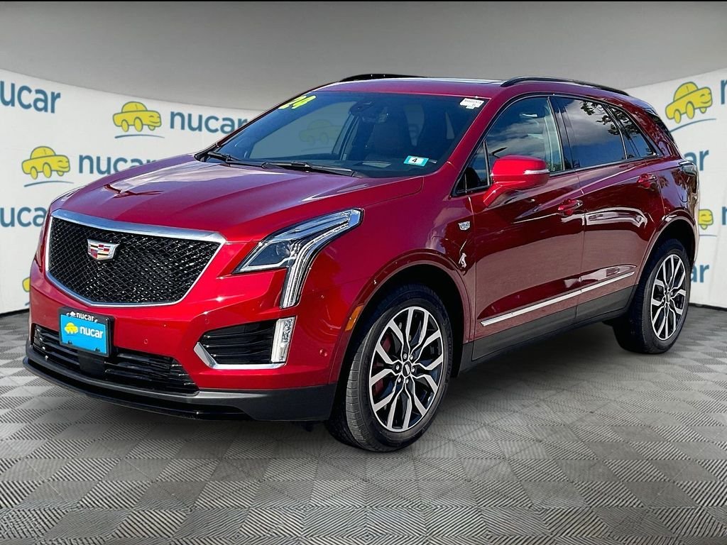 Used 2024 Radiant Red Tintcoat Cadillac Sport image 3