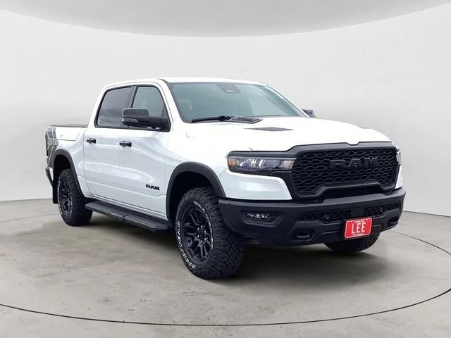 New 2026 Bright White Clearcoat Ram REBEL CREW CAB 4X4 5