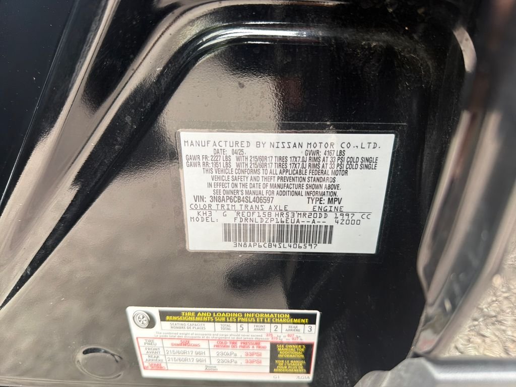 Used 2025 Black Nissan SV image 10