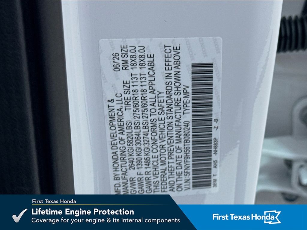 New 2026 Platinum White Pearl Honda TrailSport Blackout image 43