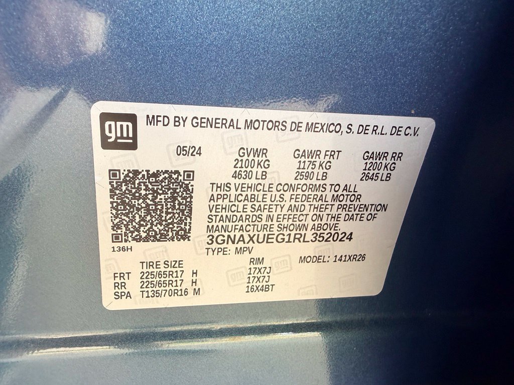 Used 2024 Lakeshore Blue Metallic Chevrolet LT image 40