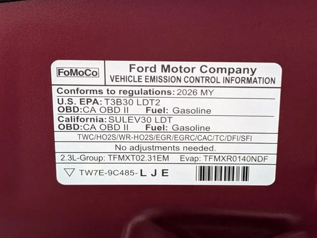 New 2026 Ruby Red Metallic Tinted Clearcoat Ford Badlands® image 50