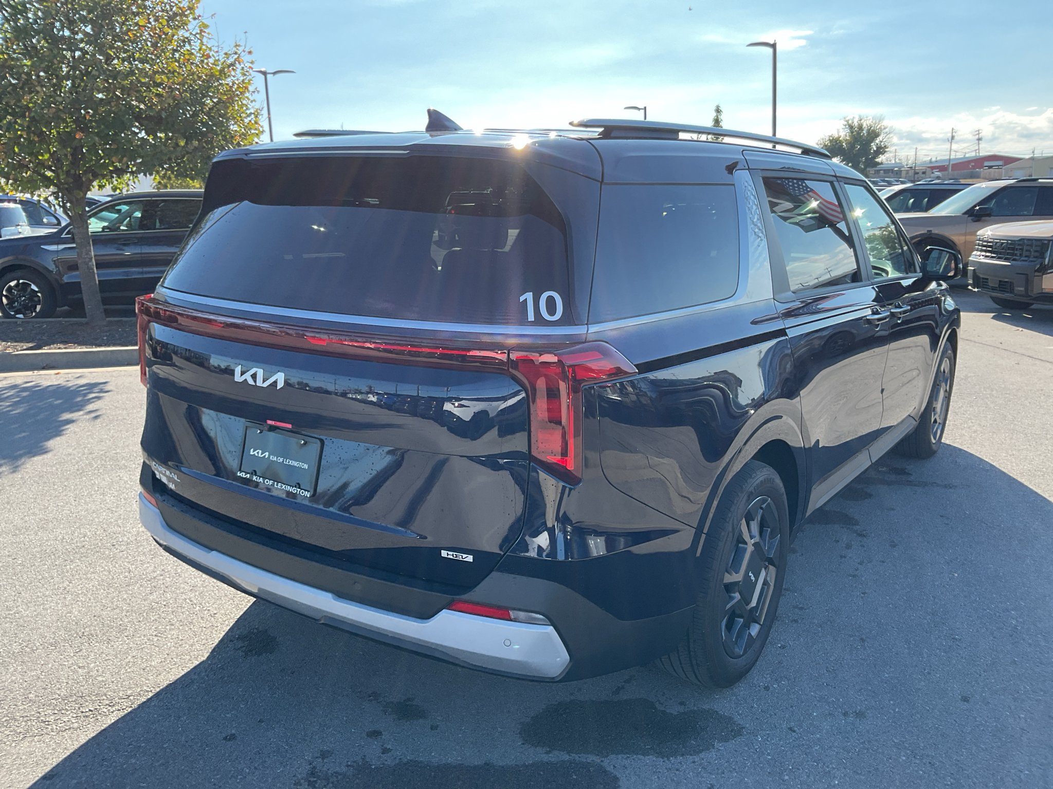 Used 2026 Deep Chroma Blue Kia EX image 9