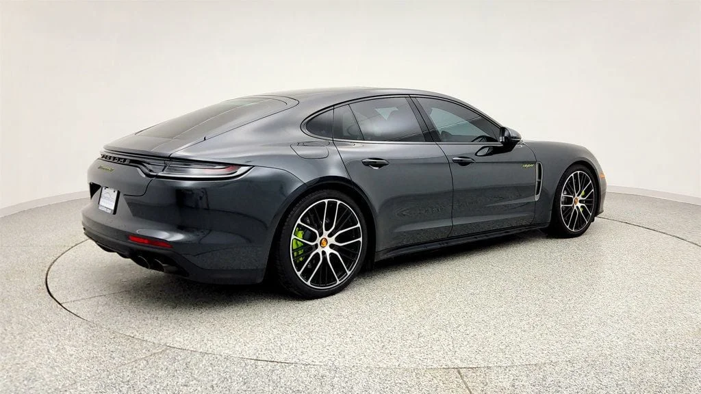 Used 2023 Volcano Grey Metallic Porsche 4 E-Hybrid Platinum Edition AWD with 21