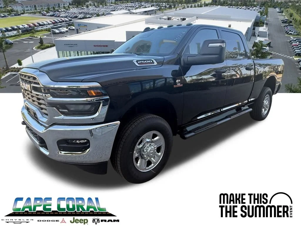 New 2026 Diamond Black Crystal Pearlcoat RAM Tradesman image 1