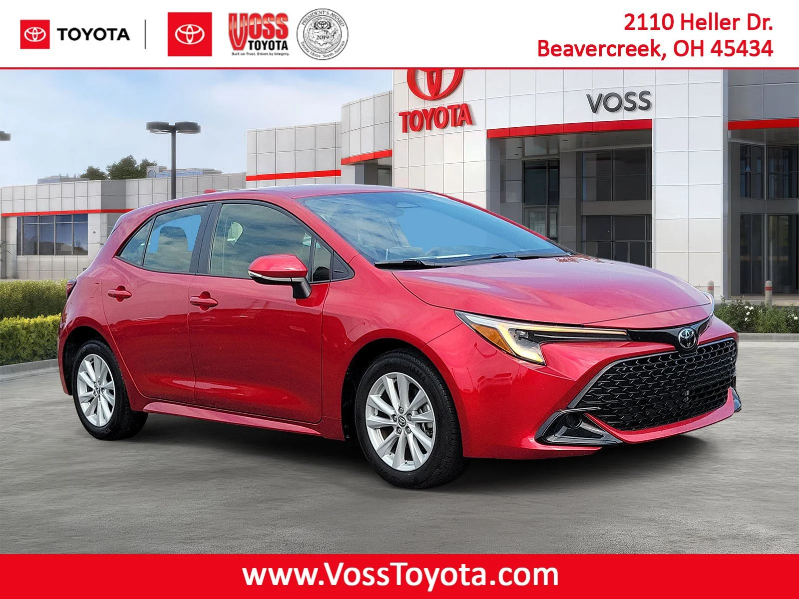 Certified Used 2025 RED Toyota SE image 1