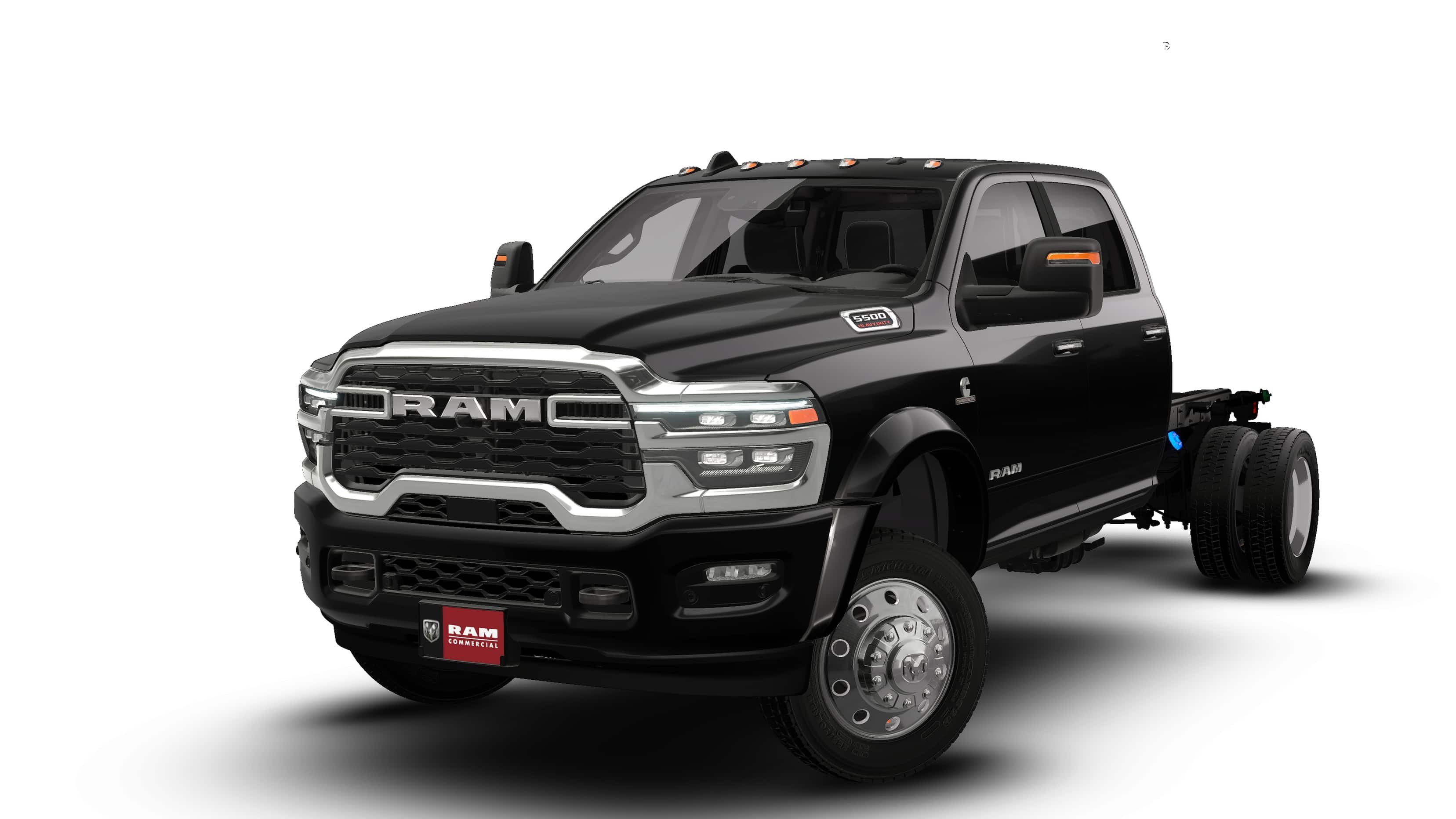 New 2026 Diamond Black Crystal Pearl-Coat Exterior Paint RAM TRADESMAN image 13