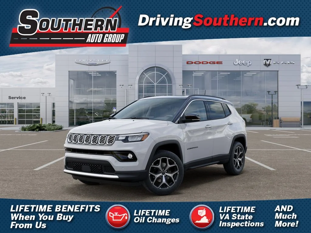 New 2026 Bright White Clear-Coat Exterior Paint Jeep Limited image 1
