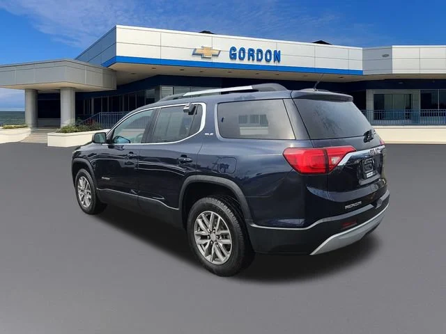 Used 2017 DARK SAPPHIRE BLUE METALLIC GMC SLE image 3