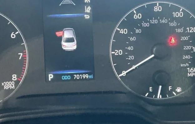 Used 2024 Red Toyota LE image 7