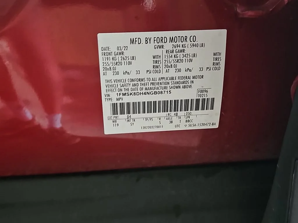 Used 2022 Red Ford XLT image 43