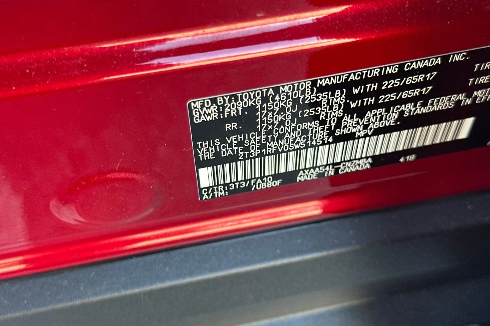 Certified Used 2025 Red Toyota XLE image 33