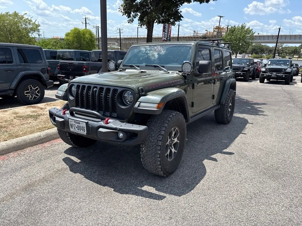 Used 2021 Green Jeep Unlimited Rubicon image 21