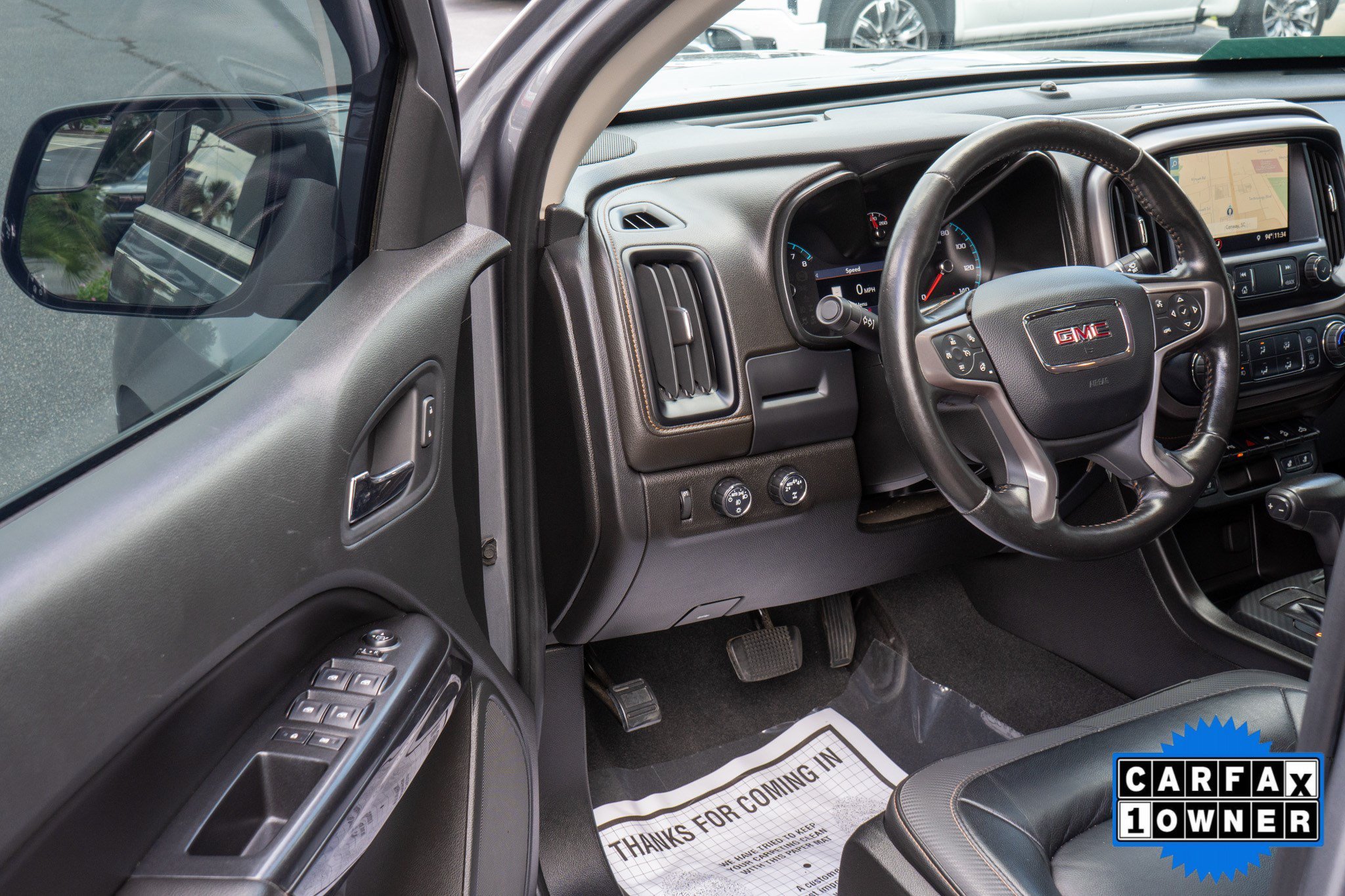 Used 2021 Satin Steel Metallic GMC 4WD AT4 w/Leather image 12