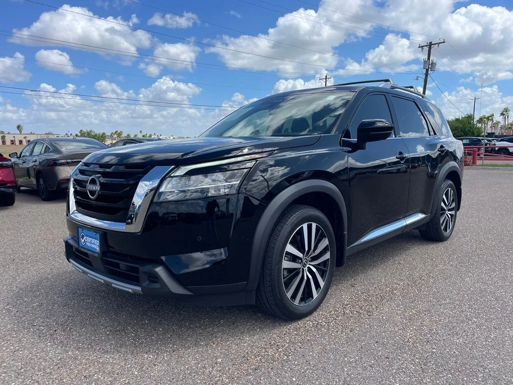 Certified Used 2024 Black Nissan Platinum image 3