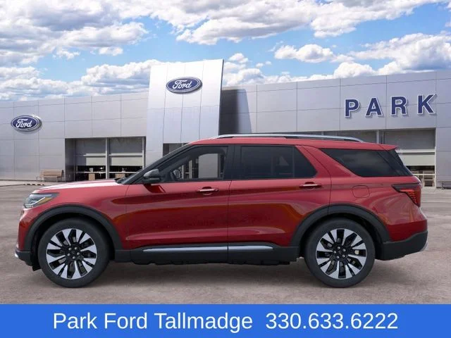 New 2026 Rapid Red Metallic Tinted Clearcoat Ford Platinum image 3
