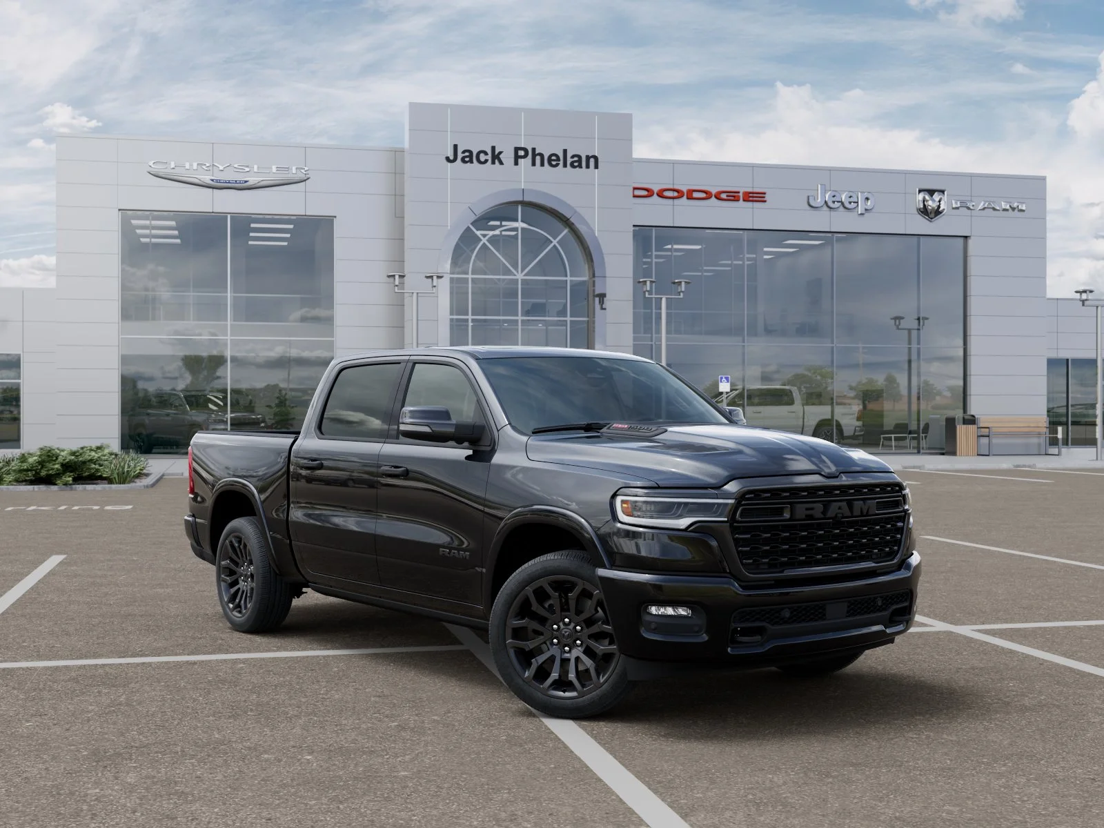 New 2026 Diamond Black Crystal Pearlcoat RAM Limited image 57