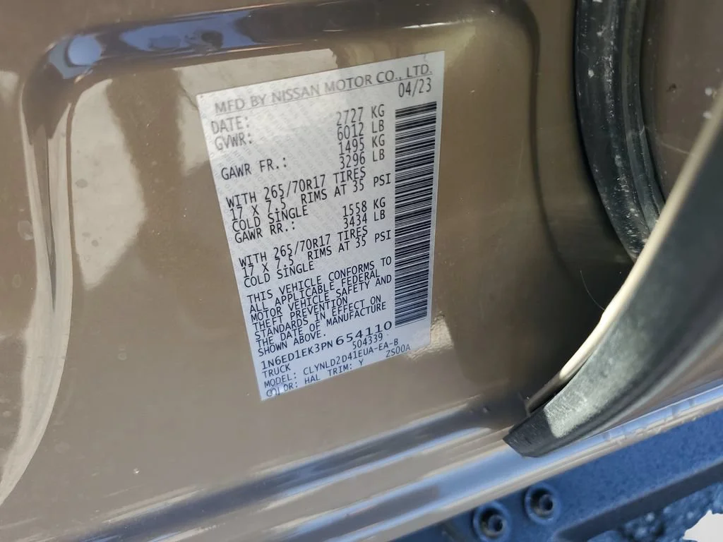 Used 2023 Beige Nissan Crew Cab PRO-4X 4x4 image 29