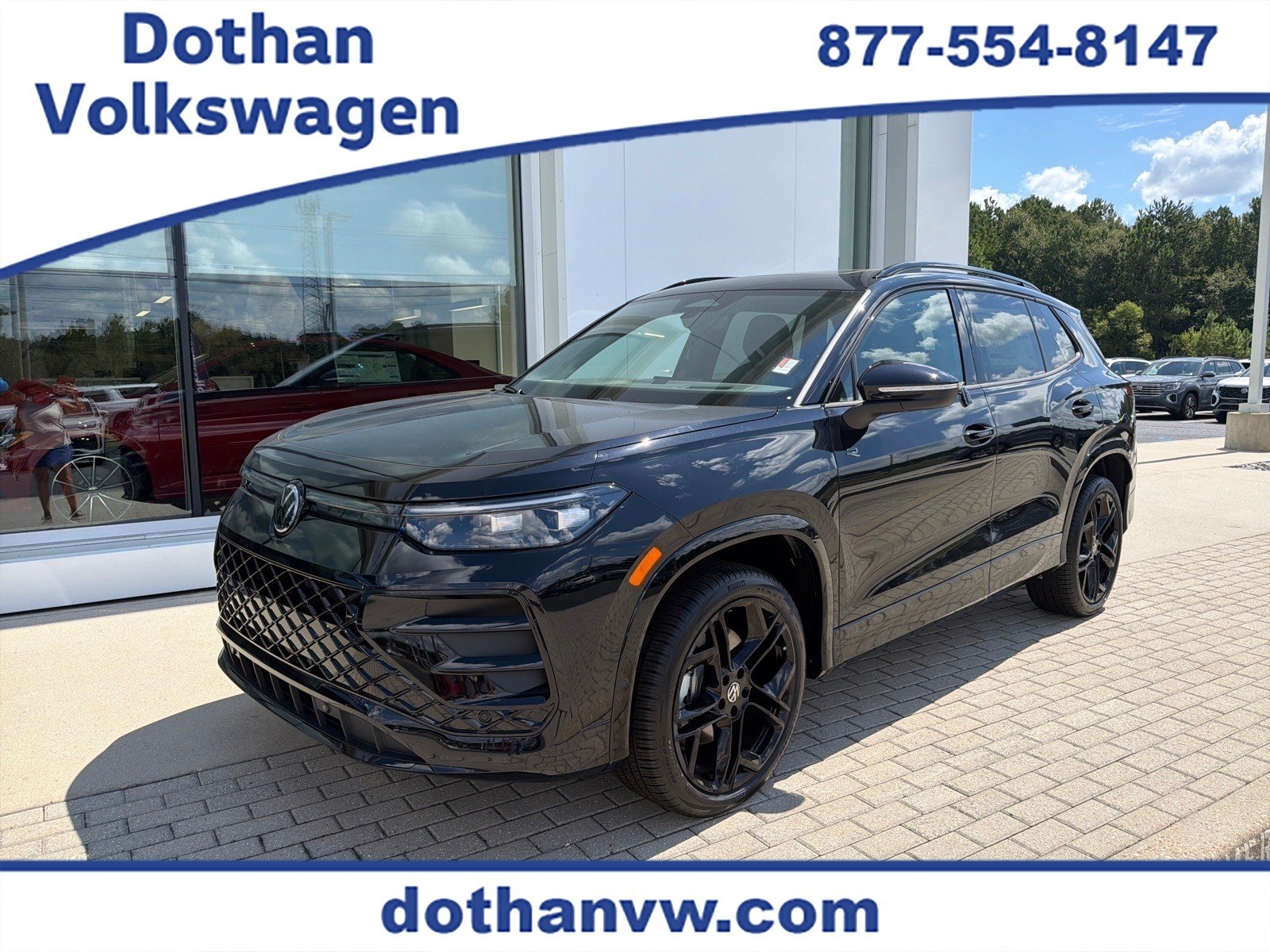New 2026 Deep Black Pearl Volkswagen SE R-Line Black 4Motion image 1