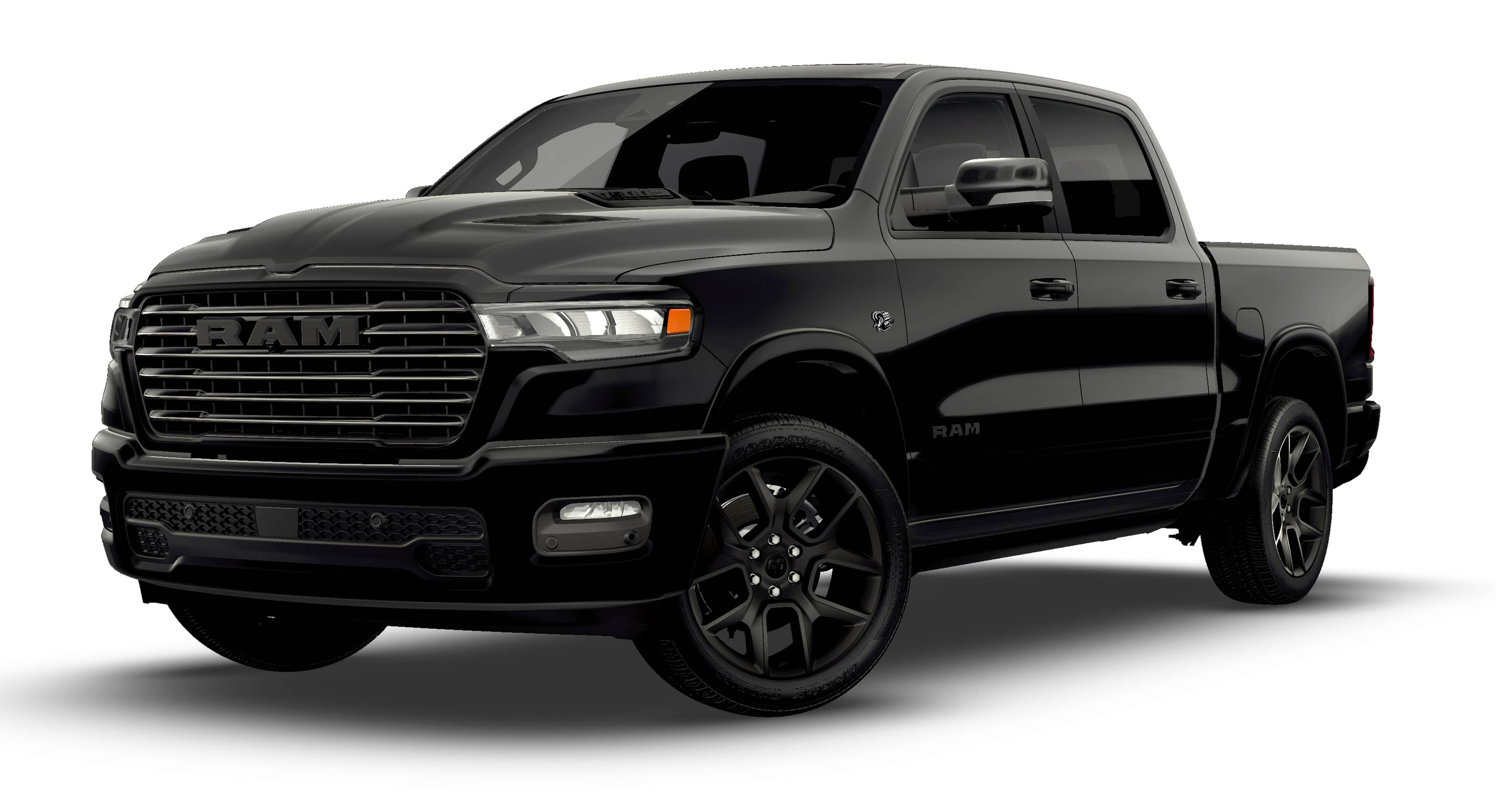 New 2026 Diamond Black Crystal Pearl-Coat Exterior Paint RAM LARAMIE image 27
