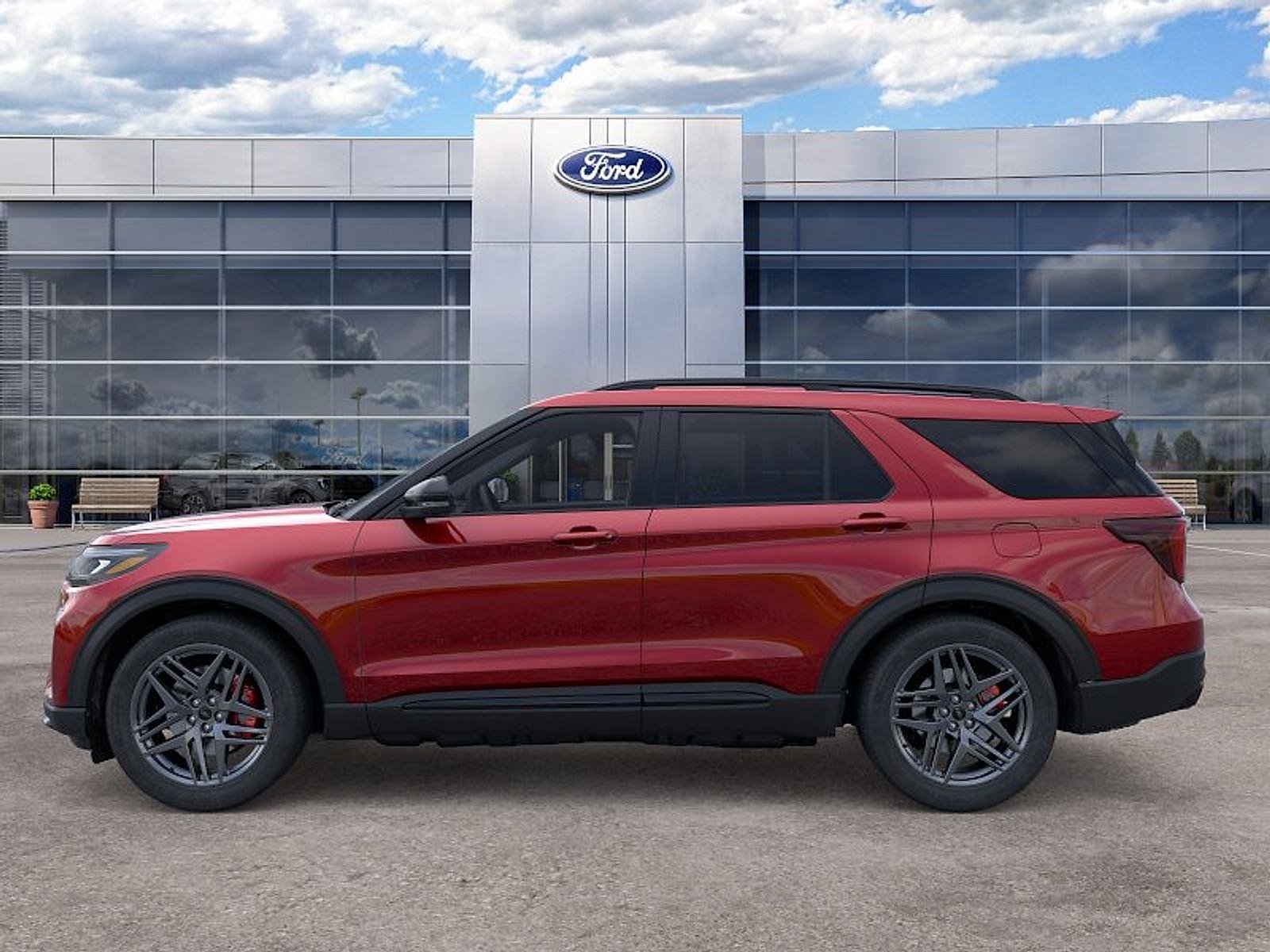 New 2026 Rapid Red Metallic Tinted Clearcoat Ford ST image 3