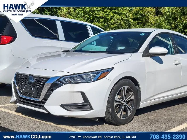 Used 2021 Nissan Sentra SV with VIN 3N1AB8CV3MY264395 for sale in Forest Park, IL