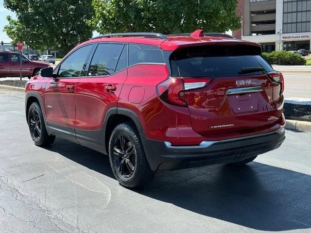 Used 2023 Volcanic Red Tintcoat GMC AT4 image 3