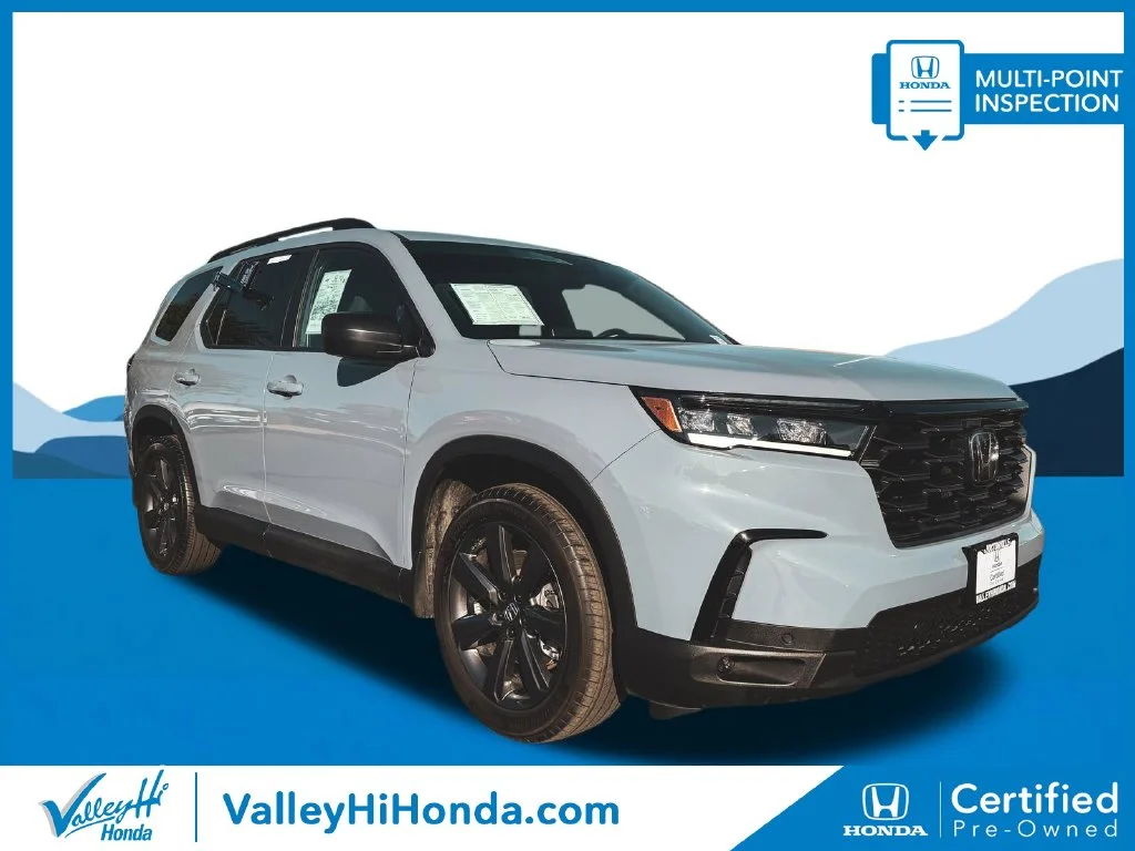 Certified Used 2025 Sonic Gray Pearl Honda AWD Sport image 1