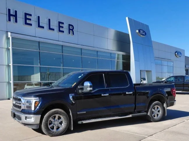 Used 2024 Antimatter Blue Metallic Ford LARIAT image 3