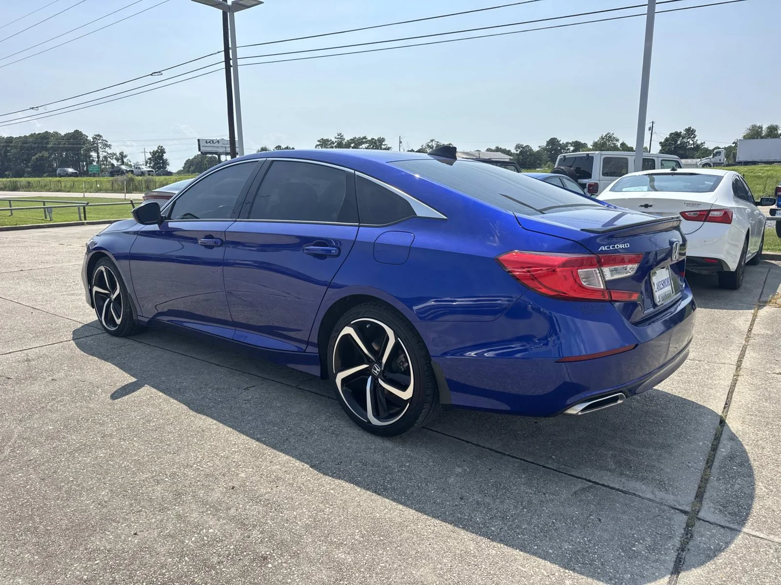 Used 2021 Blue Honda Sport 1.5T CVT image 5