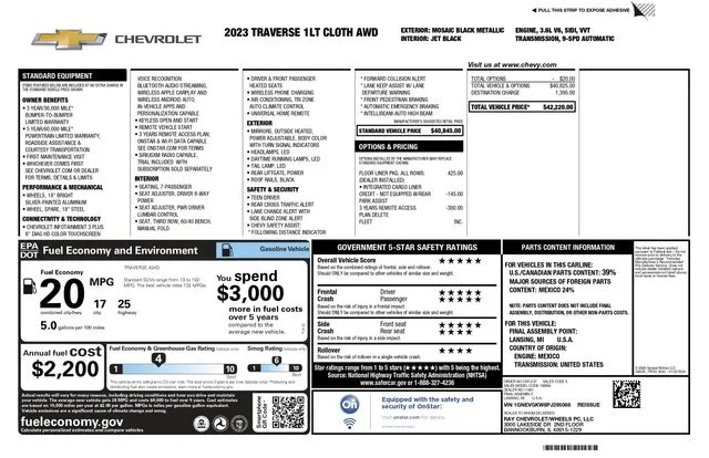 Used 2023 Black Chevrolet LT image 3