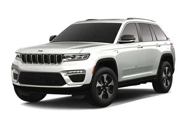 Used 2023 Bright White Clearcoat Jeep 4xe image 1