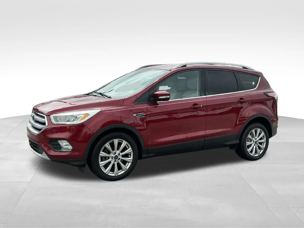 Used 2017 Red Ford Titanium image 2
