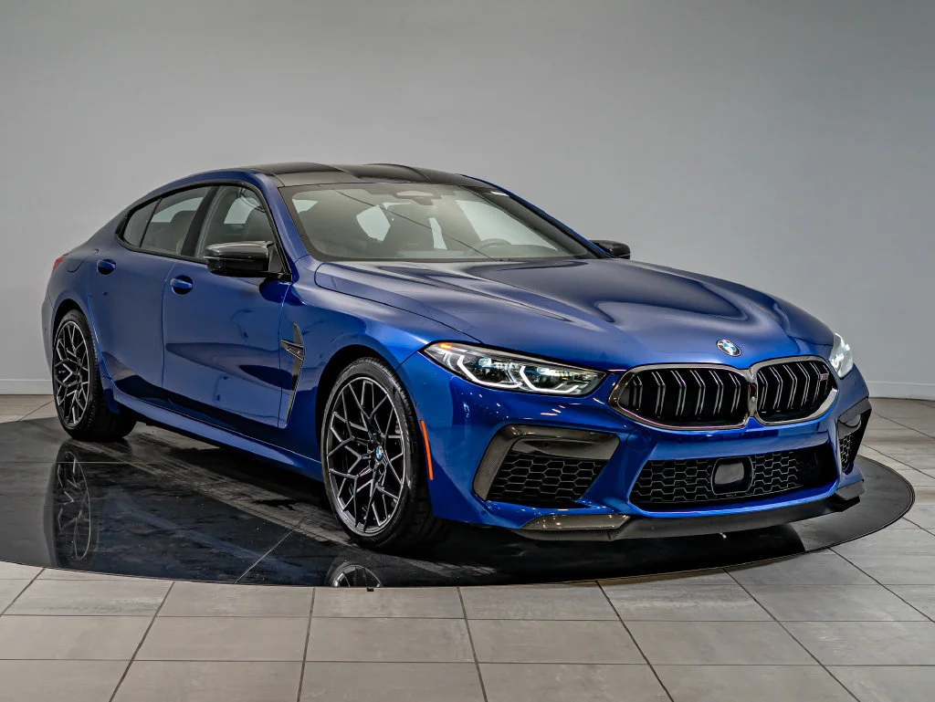 Used 2024 Marina Bay Blue Metallic BMW Competition image 3