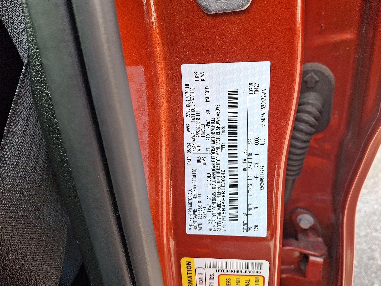 Certified Used 2024 Hot Pepper Red Tinted Clearcoat Ford LARIAT image 25