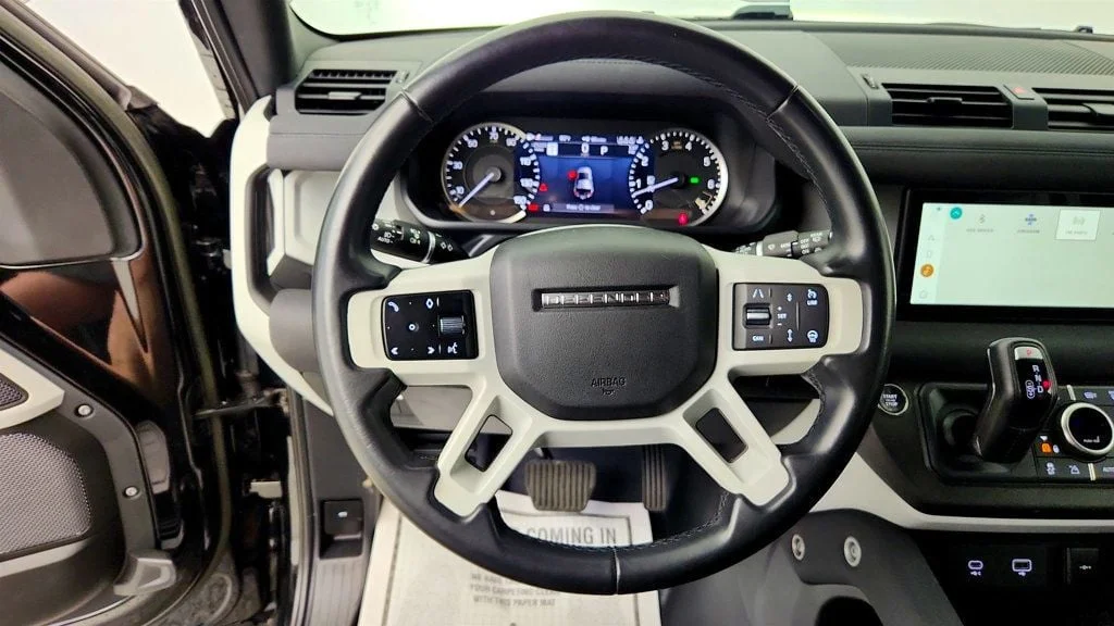 Used 2023 Santorini Black Metallic Land Rover 110 X-Dynamic SE AWD w/ Air Suspension & Cold Climate Pkgs + ACC image 14